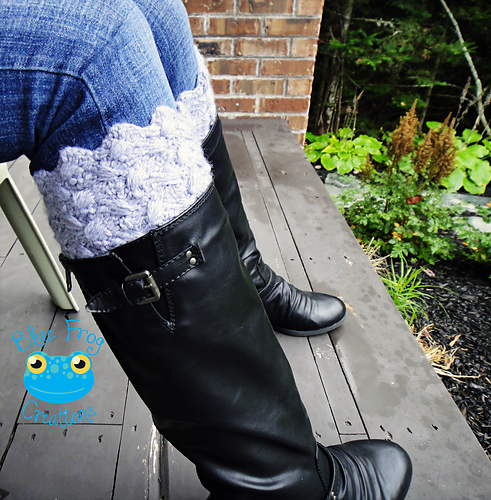 Ravelry: Ari Wrap Boot Cuffs pattern by Tanya Naser