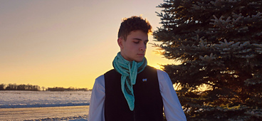 Lion Brand Mandala Ombré in Zen