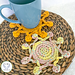 Boho Sunshine Mug Rug pattern