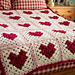 Be My Valentine Throw pattern