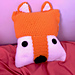 18" Decorative Fox Pillow pattern