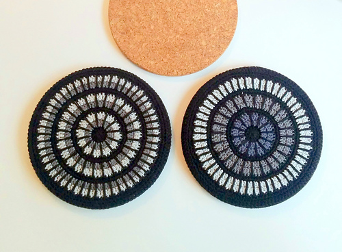 Mandala Hot Pad Trivet Cover photo 8