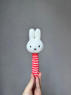 Small Pixel Rattle Ravelry: Miffy Baby Rattle pattern by Melly