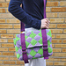 Checked Satchel pattern 