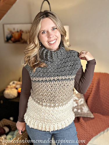 Cowl Sweater Vest photo 8