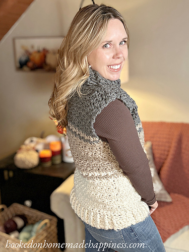 Cowl Sweater Vest photo 2