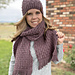 Falling Leaves Scarf pattern 