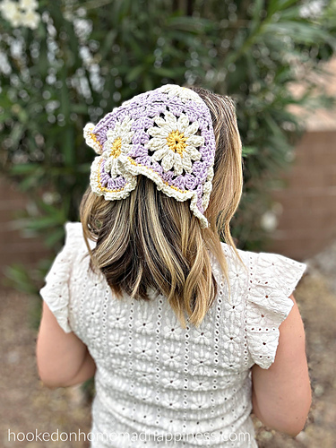 Daisy Hair Bandana