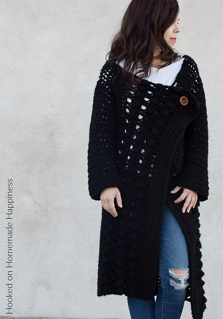 Everyday Black Cardigan pattern by 