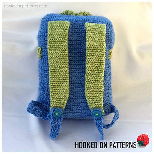 Ravelry Knapsack Monsters Backpack pattern by Ling Ryan