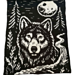 Wolf Moon - Overlay Mosaic Crochet Blanket pattern