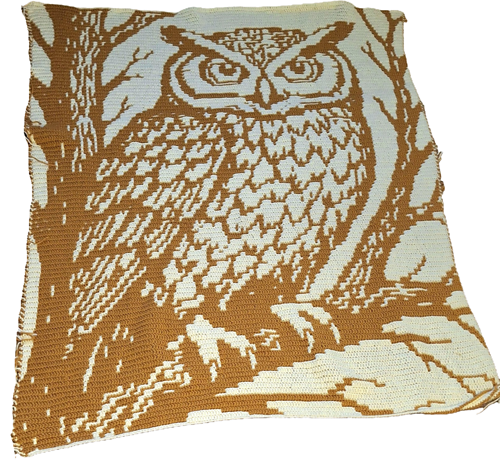 Night Owl - Overlay Mosaic Crochet Blanket 다른 모습 3