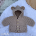 Bear Hug Baby Jacket pattern 