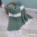 Cozy V-Stitch Blanket pattern 