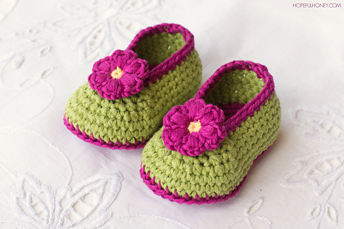 Fairy Blossom Baby Booties photo 3