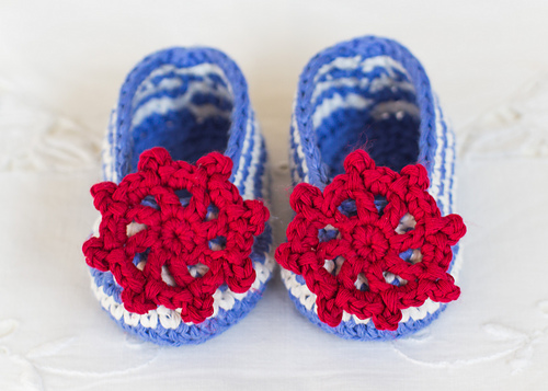 Sailor Baby Booties photo 2