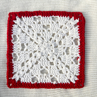 Infinite Heart Granny Square: Big Crochet Square, How to Crochet Heart Tutorial, Cute Heart Pattern, Large Crochet Love Pattern.