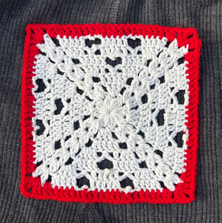 
Infinite Heart Granny Square: Big Crochet Square, How to Crochet Heart Tutorial, Cute Heart Pattern, Large Crochet Love Pattern.