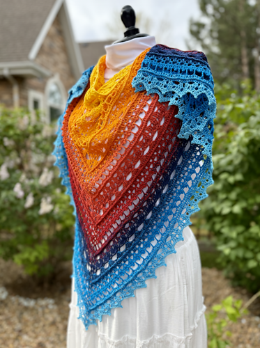 I Fits, I Sits Shawl