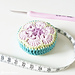 African Flower tape measure pattern 