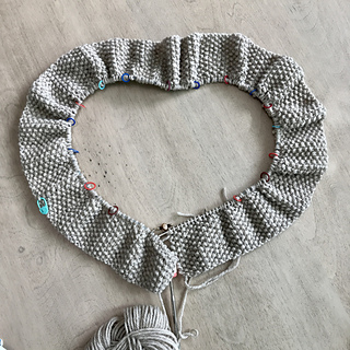 Seed stitch border