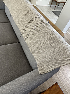 First 1/2 of the blanket.