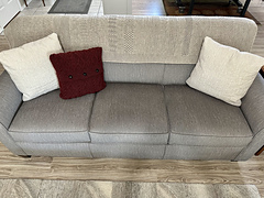 Front view of blanket