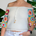 The Charlotte African Flower Top pattern 