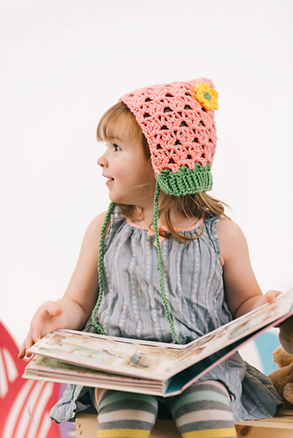 Spring Baby Pixie Bonnet