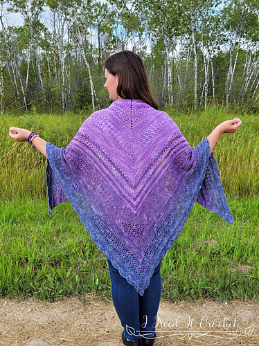 All About That Drape Sjal - I Need It Crochet