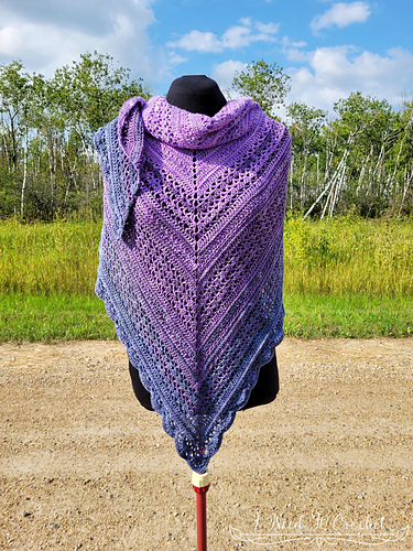 All About That Drape Sjal - I Need It Crochet