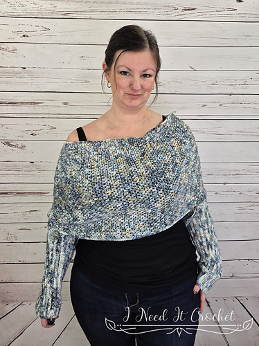 Blessed Bluebird Sweater Scarf photo 2
