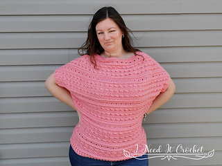 Ravelry: Breezy Batwing Tee pattern by I Need It Crochet