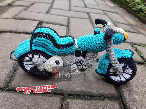 Amigurumi Siantar Motordrakt - Farida S.PD