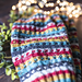 Textured Stripe Scrappy Neckwarmer pattern 