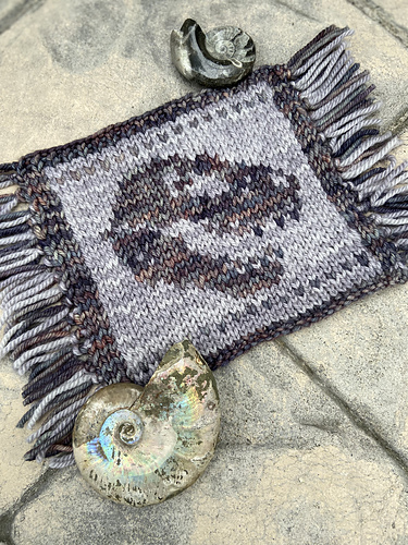Ravelry: Fossil Frenzy Charts with T. Rex Mug Rug pattern by Mary P. Hunt