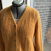 Lacy Cable V-Neck Cardigan pattern 