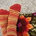 Retro socks pattern 