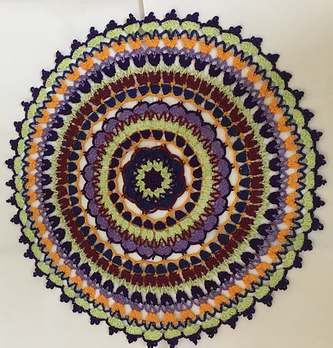 Autumn Spice Mandala Doily photo 3