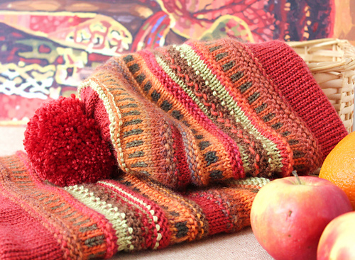 Terracotta Hat and Snood photo 1