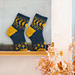 Over the Moon Socks pattern 
