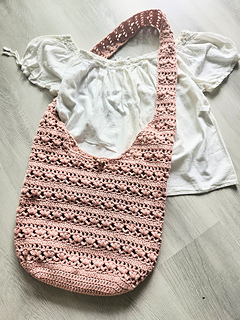 I designed the bag
I crocheted a bag
I took a photo of the bag
