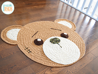 Classic Bear Rug Pattern By Ira Rott