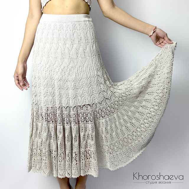 lace skirt crochet pattern