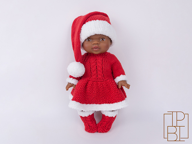 santa clothes doll