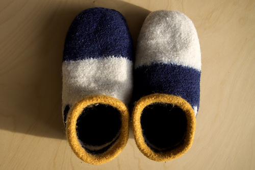 Wool Felted Slippers photo 4