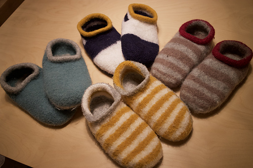 Wool Felted Slippers photo 3
