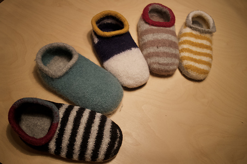 Wool Felted Slippers photo 2