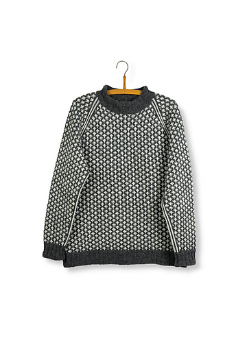 NKNIT ♡pattern pullover sweat 130size NKNIT♡pattern pullover sweat