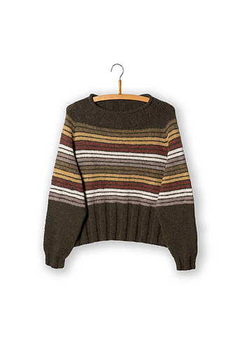 Inca-striper Genser - Marianne Isager